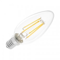(ZAR0402) BEC LED 4W E14 FILAMENT 3000K 230V VIPOW