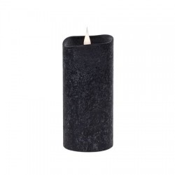 (LED0201-1) LUMANARE LED MEDIE NEAGRA