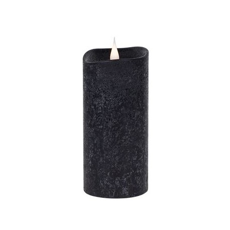 (LED0201-1) LUMANARE LED MEDIE NEAGRA