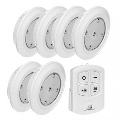 (URZ0869) SET 6 LAMPI LED CU TELECOMANDA MCE0165
