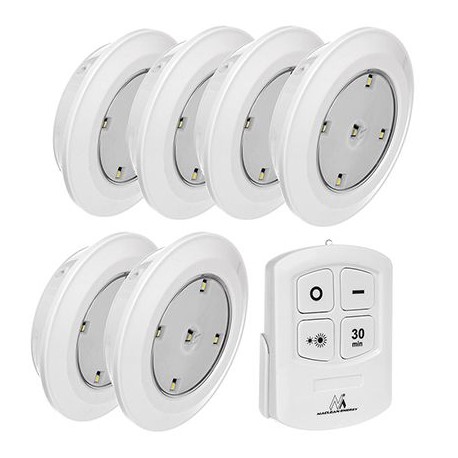 (URZ0869) SET 6 LAMPI LED CU TELECOMANDA MCE0165
